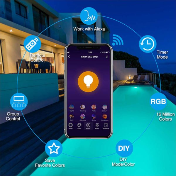 Xidio APP Smart Home LEDstrip 5 meter app