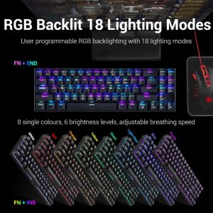 Redragon Deimos K599-KRS Gaming Toetsenbord - Afbeelding 6