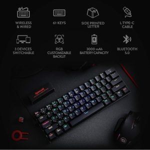 Redragon Draconic K530 60% RGB Gaming Toetsenbord - Afbeelding 10