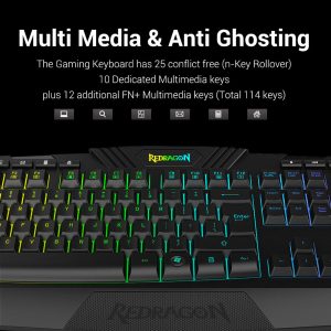 Redragon Harpe PRO K503A RGB Gaming Toetsenbord - Afbeelding 3
