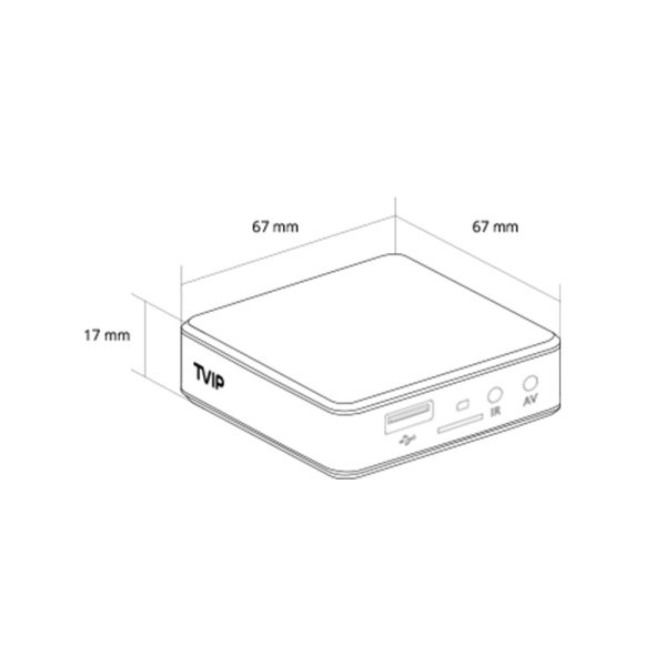TVIP V 610 dimensions