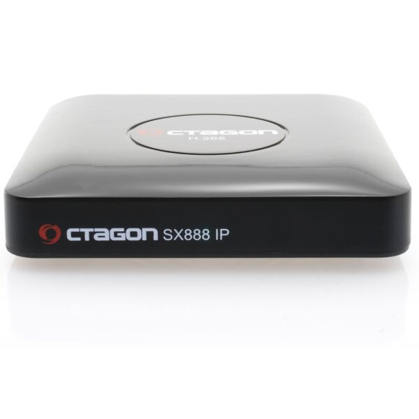 Octagon SX888 IP ontvanger van voren en bovenaf Octagon SX888 IP ontvanger van voren en bovenaf