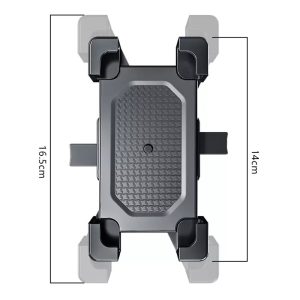 Fietshouder achterkant afmeting