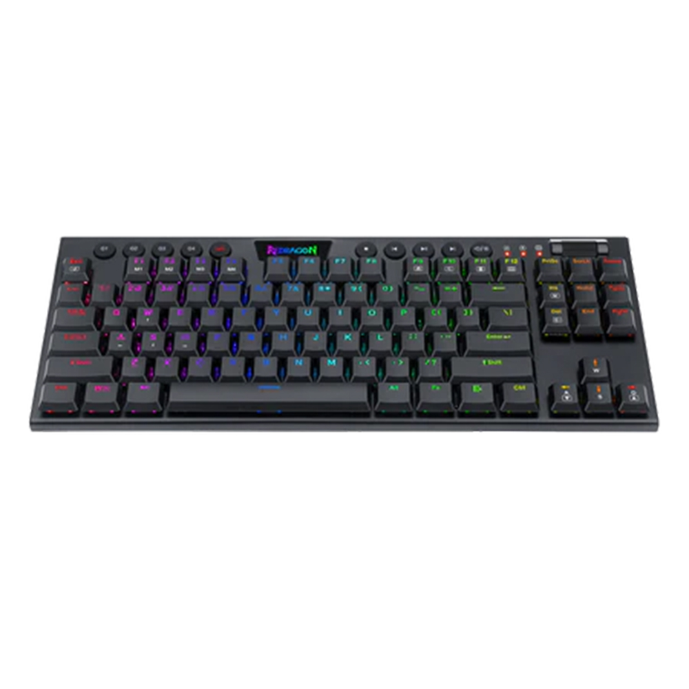 Redragon K617 Clavier de Jeu RVB Filaire 60%, Clavier mécanique Compact 61 Touch