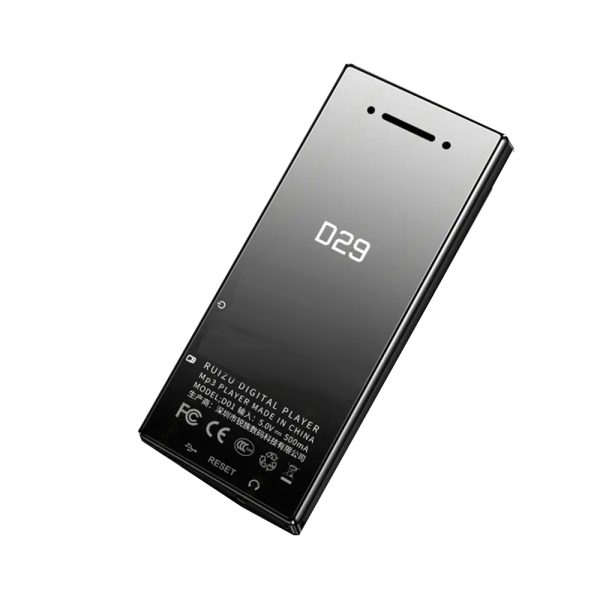 Ruizu D29 MP3 speler achterkant