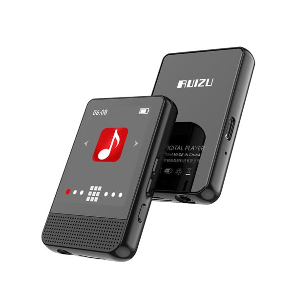 Ruizu Mp3 Speler voor en achterkant