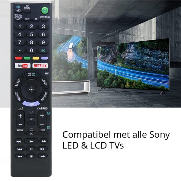 Slimtron Sony Afstandsbediening compatibel LED LCD TVs