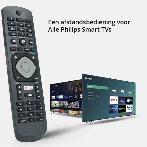 Slimtron Universal Philips Afstandsbediening Universeel 1 voor allemaal