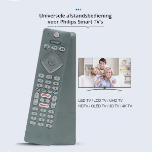 Philips universele afstandsbediening voor Philips Ambilight Smart TVs - Slimtron PH-V7 - Afbeelding 8