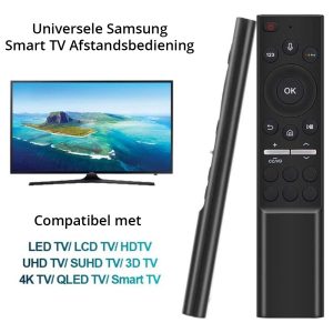Universele Samsung Smart TV Voice Afstandsbediening met 6 appknoppen - Slimtron SAM-A6 - Afbeelding 4