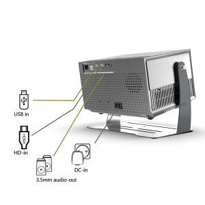 Slimtron B3 Full HD Android Beamer - 4K Support & Google TV - Afbeelding 4