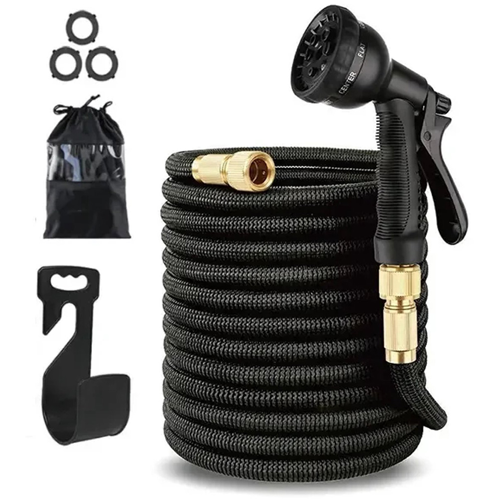 Tuinslang Tuinslang Uitbreidbare Flexibele Waterslang Slang Plastic Slangen Met Spray To Watering Color Blue Lengh 100ft