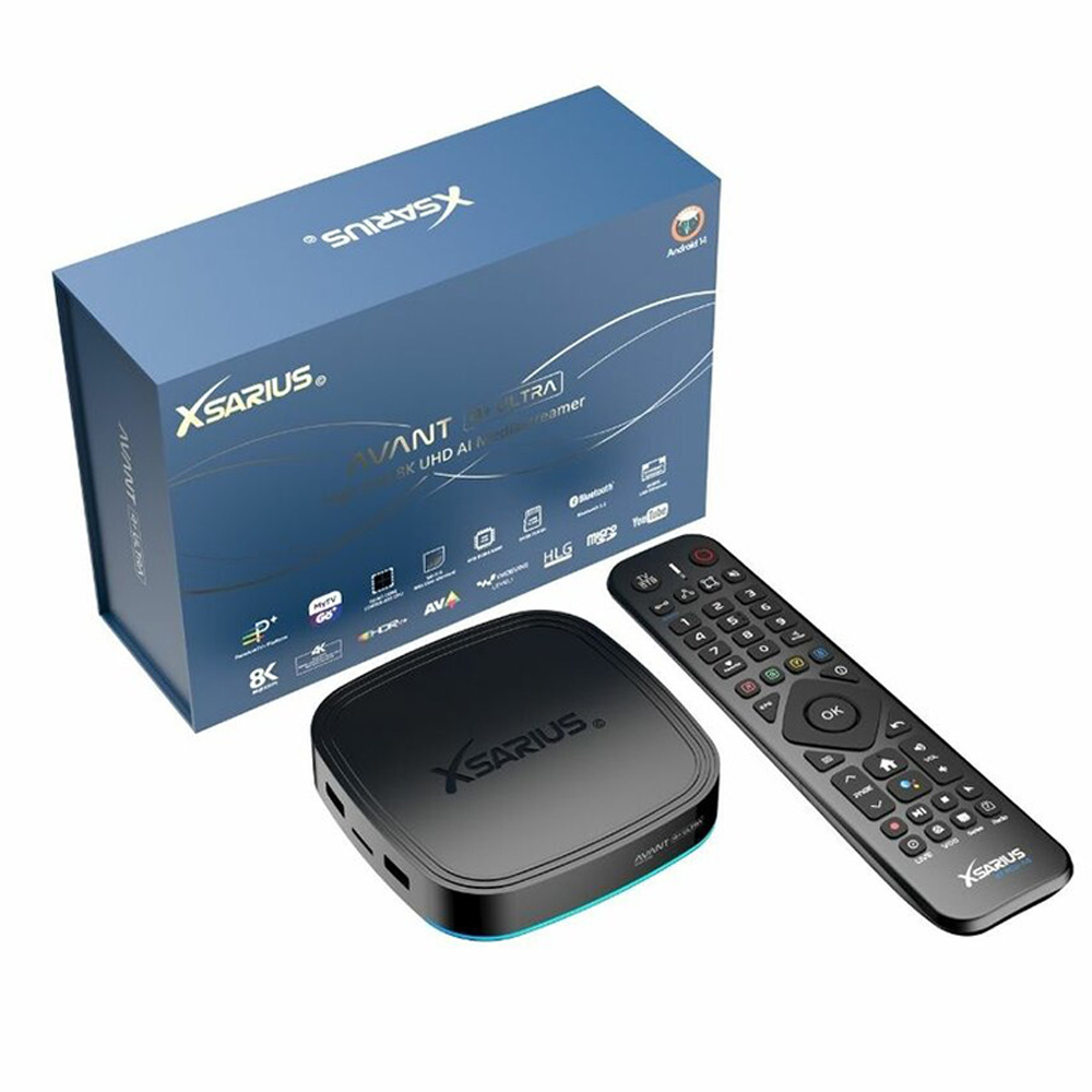 Xsarius Avant 4+ Ultra – 8K – IPTV Set Top Box