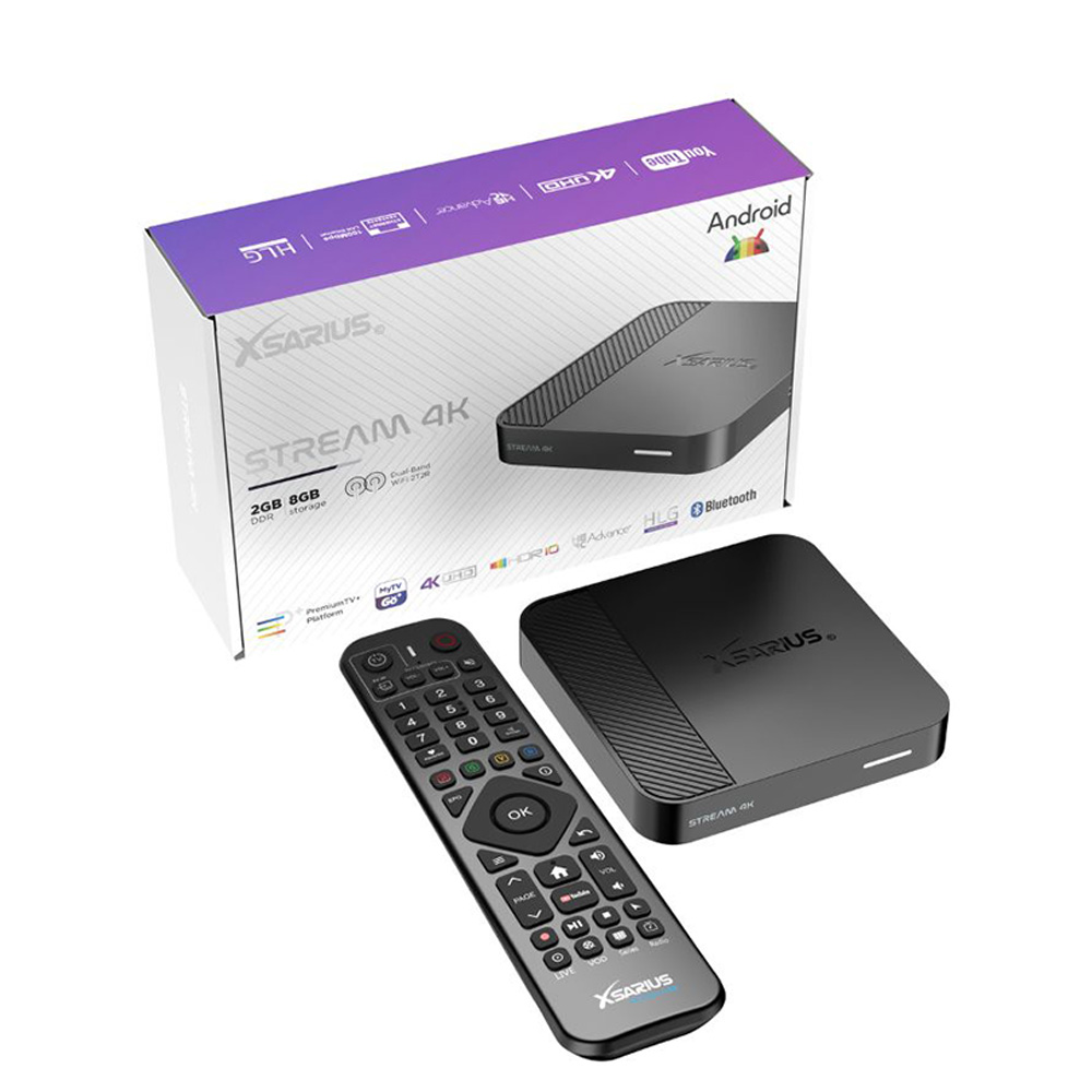 Xsarius STREAM 4K Android IPTV Streaming Box