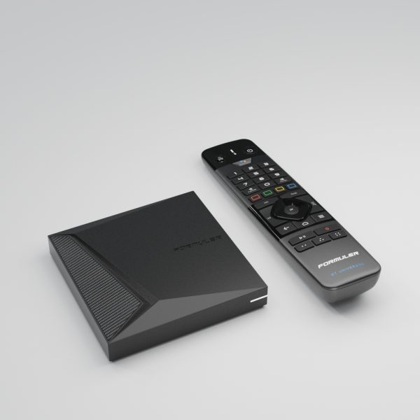 Formuler Z12 Pro met Bluetooth-afstandsbediening in perspectief