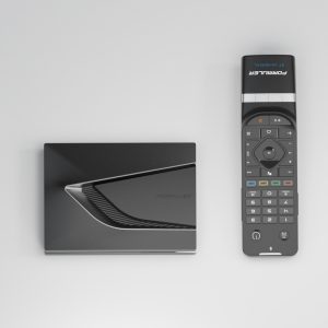 Formuler Z12 Ultra SE met Bluetooth-afstandsbediening in bovenaanzicht
